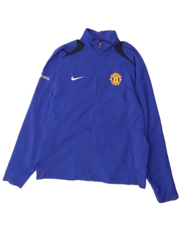 Nike Mens Manchester United Tracksuit Top Jacket UK 42/44 Grande Azul Esportes