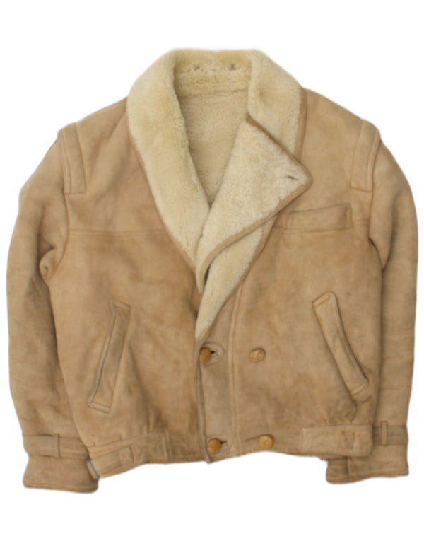 Jaqueta masculina McGregor Double Breasted Shearling IT 50 Grande Bege