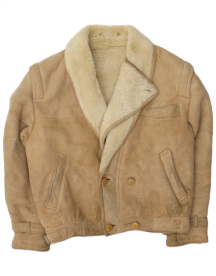 Jaqueta masculina McGregor Double Breasted Shearling IT 50 Grande Bege