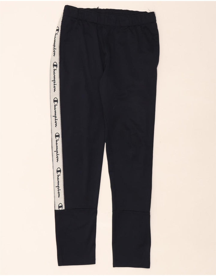 Calça de treino masculina Champion Graphic azul marinho médio colorblock