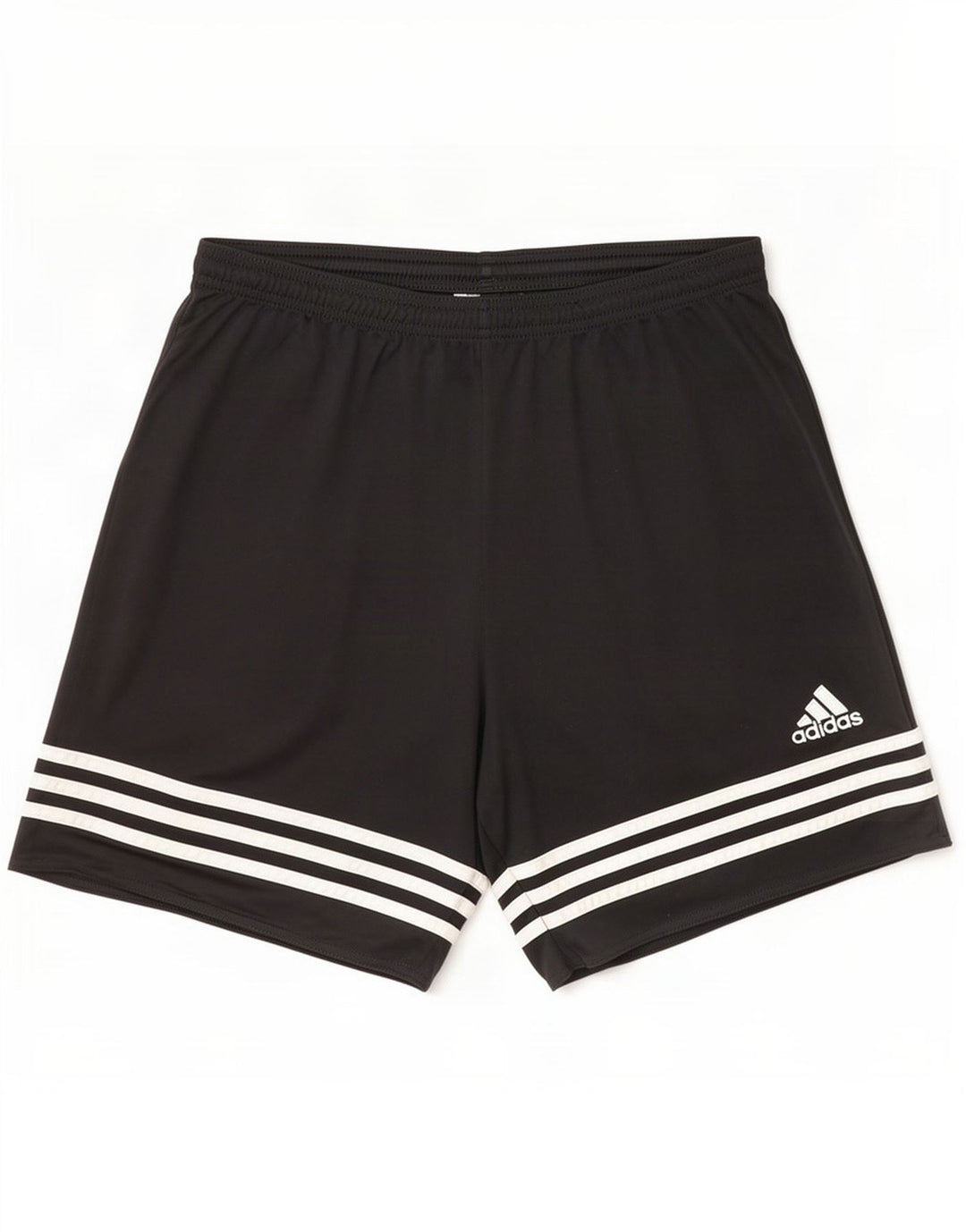 Adidas Masculino Climalite Sport Shorts Grande Poliéster Listrado Preto