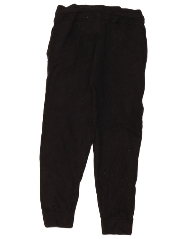 Marks & Spencer Calça jogger feminina de malha casual grande W32 L26 preta