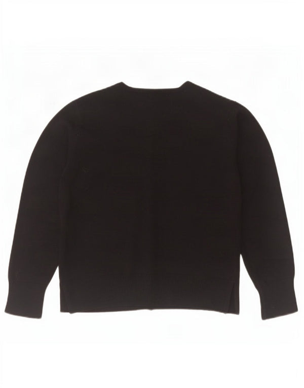 Suéter cardigã feminino Zara 9-10 anos preto