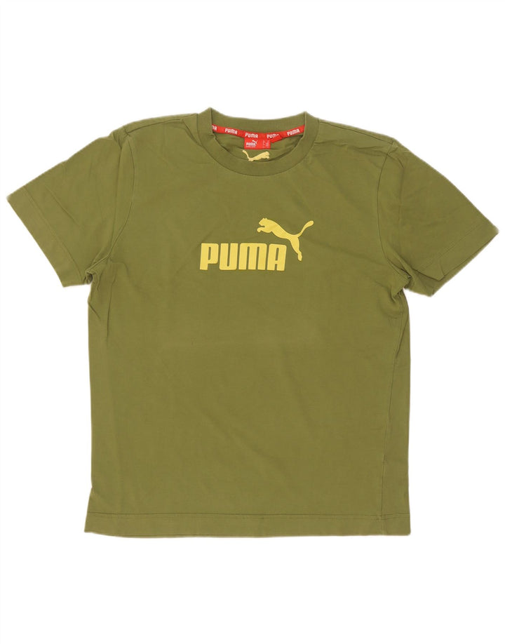Puma Camiseta Masculina Graphic Top Verde Médio