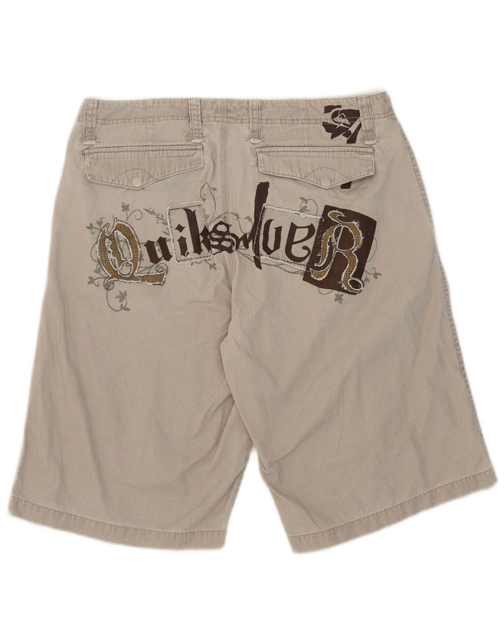 Quiksilver Mens Graphic Chino Shorts W35 Grande Bege