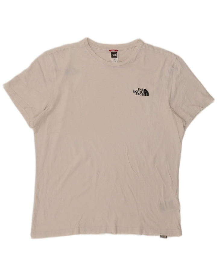 Camiseta masculina THE NORTH FACE top grande de algodão branco