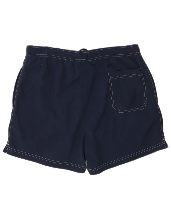 Shorts de natação masculino Champion XL azul marinho poliéster