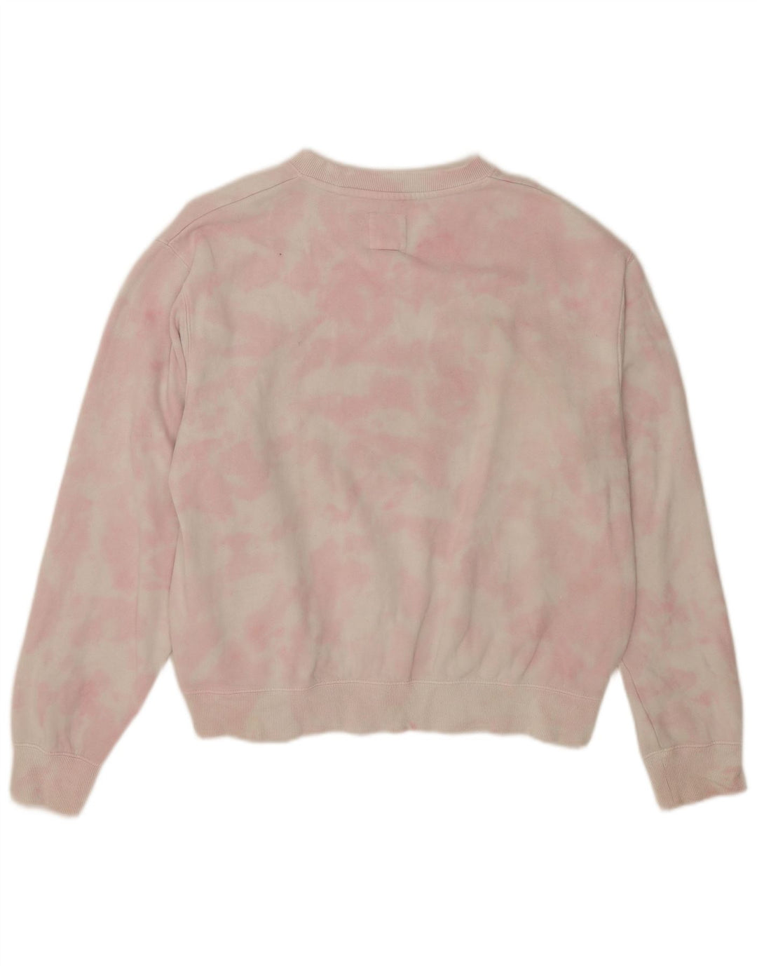 Suéter gráfico feminino Billabong UK 14 médio rosa tie-dye