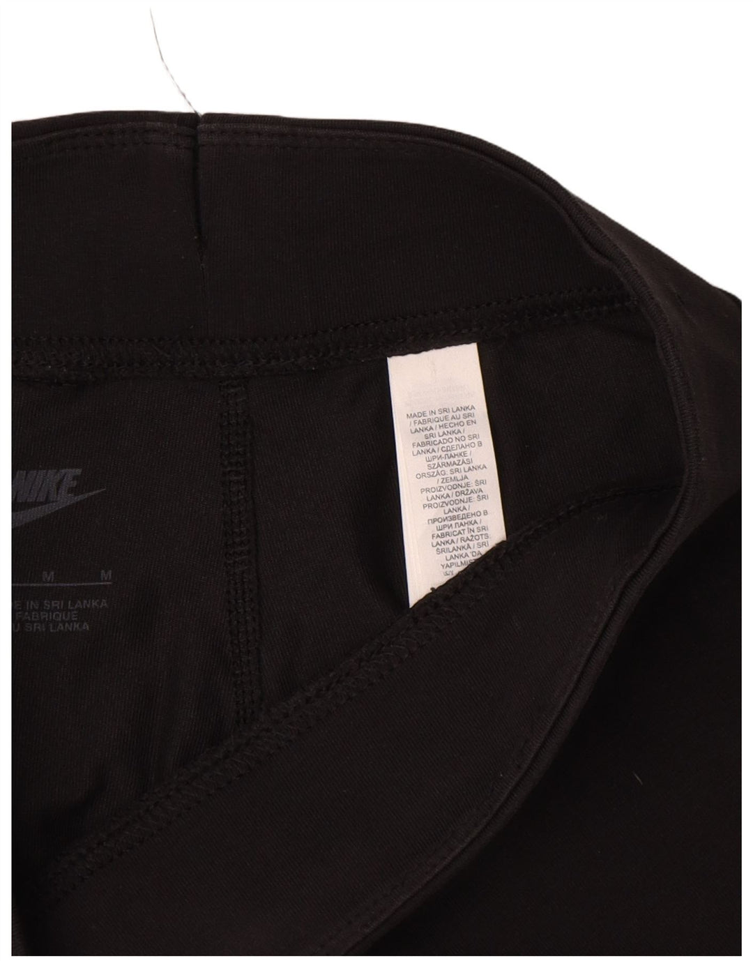 Leggings Nike Femininas Graphic UK 14 Médio Algodão Preto