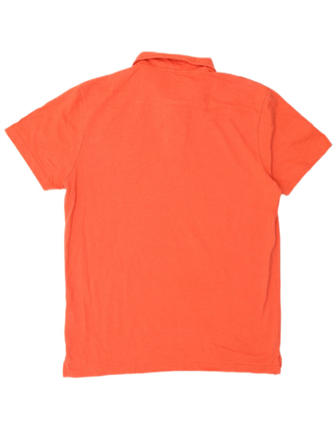 Camisa polo masculina Weird Fish algodão laranja médio
