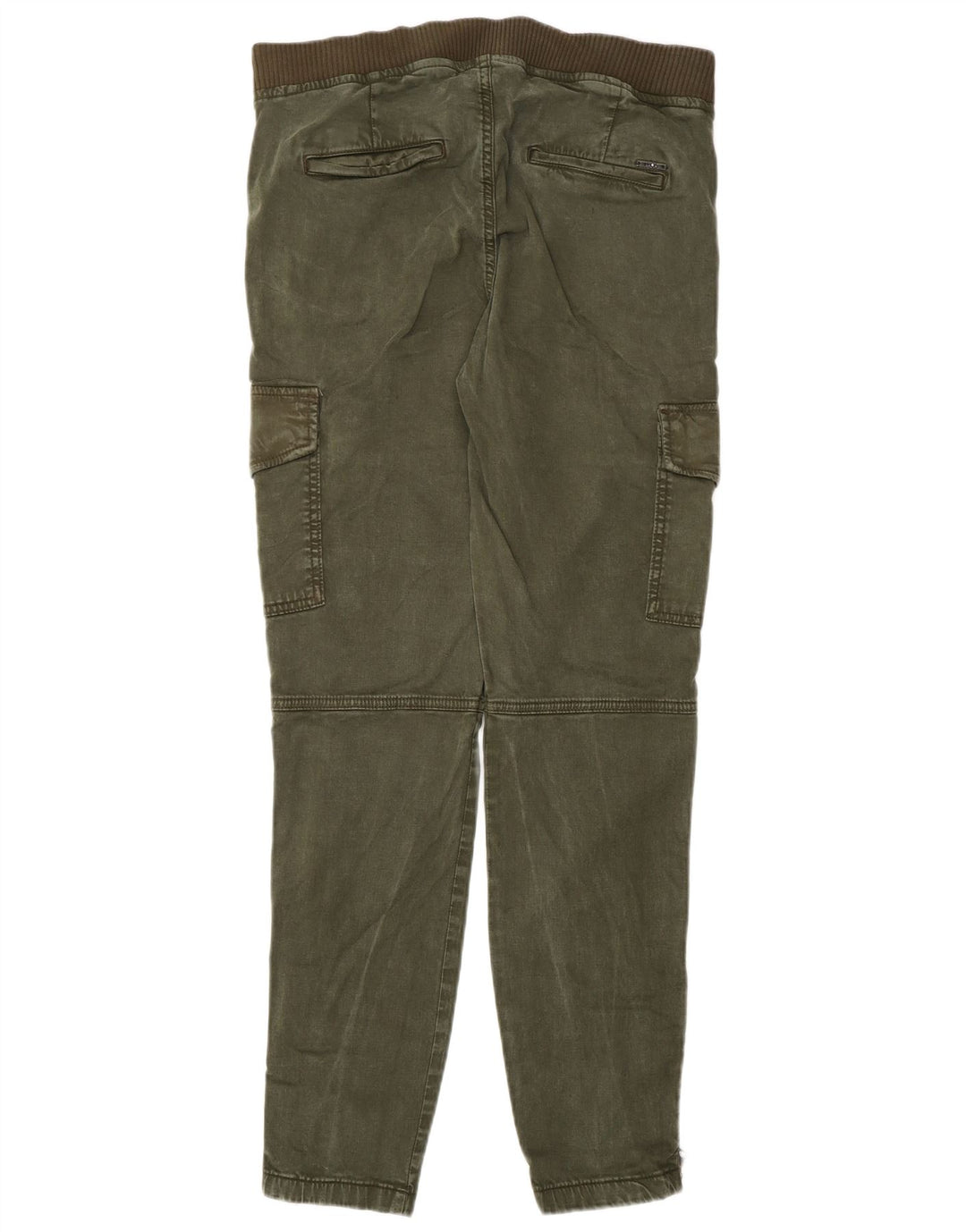 Calça cargo feminina LIU JO Milano Slim W28 L30 algodão cáqui
