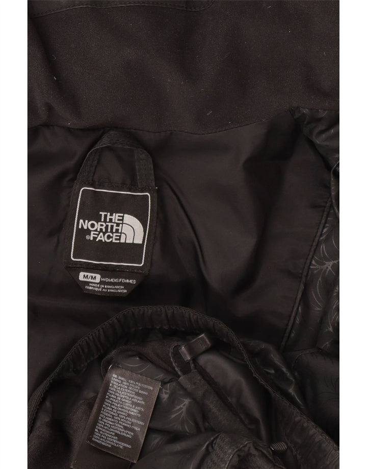 Jaqueta acolchoada com capuz feminina The North Face UK 14 poliéster preto médio