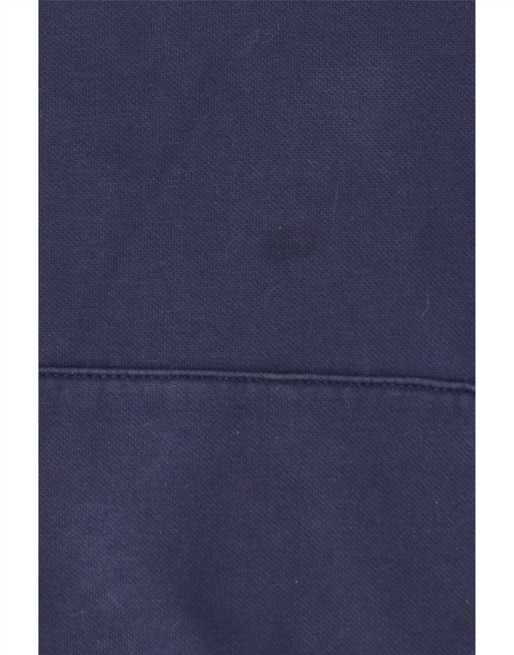 Puma masculino moletom com capuz pequeno algodão azul marinho