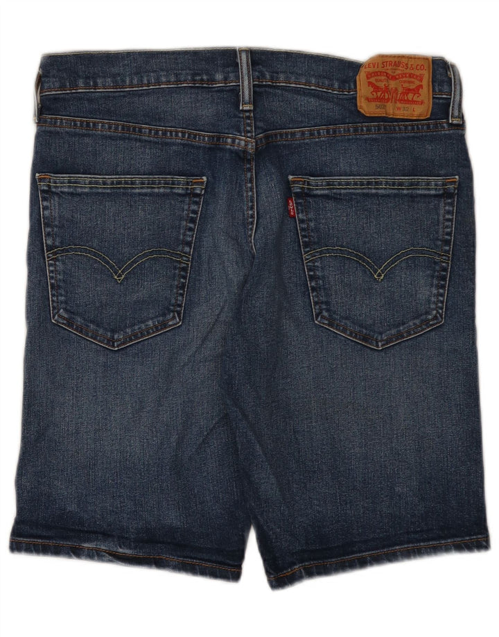 LEVI'S Masculino 502 Shorts Jeans W32 Médio Azul Algodão