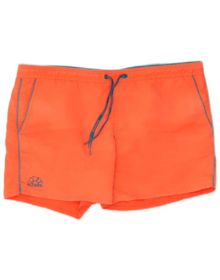 Shorts de natação masculino Sundek XL laranja poliéster