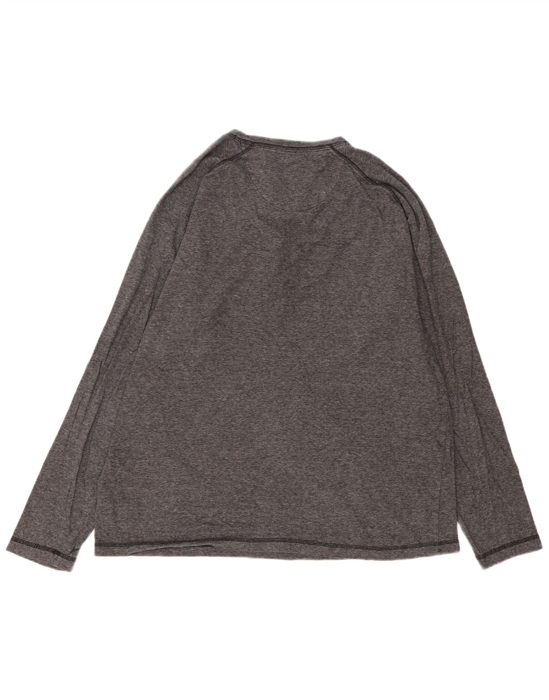 Chaps Mens Top Manga Longa XL Cinza Algodão