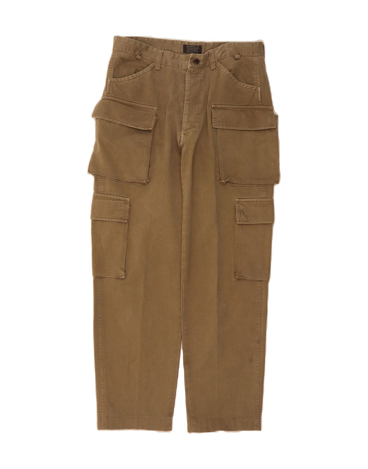MASON'S Mens Straight Cargo Trousers W32 L30 Beige Vintage Mason's and Second-Hand Mason's from Messina Hembry 