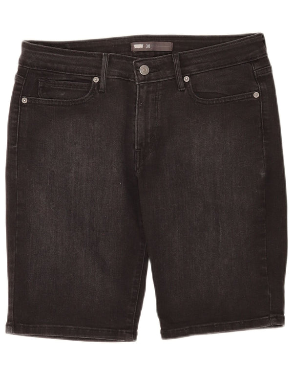 Shorts jeans masculino Levi's W30 médio algodão preto