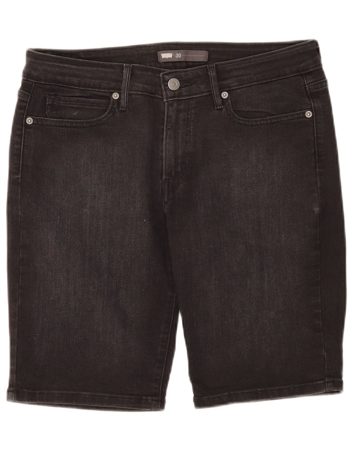 Shorts jeans masculino Levi's W30 médio algodão preto