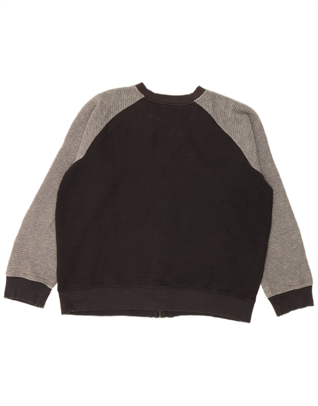Zara Jaqueta masculina de agasalho 2XL algodão colorblock preto