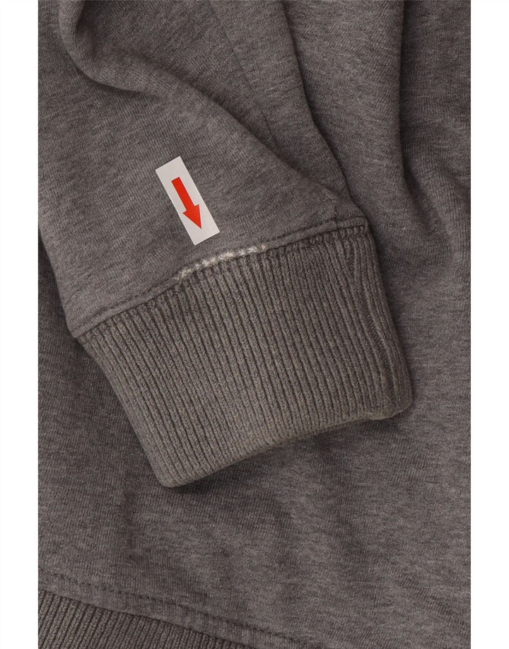 Suéter cardigã masculino Tommy Hilfiger gráfico grande algodão cinza