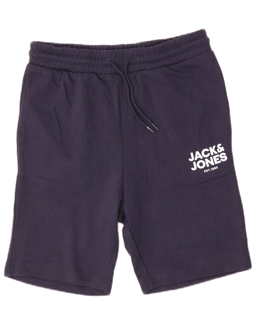 Shorts esportivos masculinos Jack & Jones Graphic pequeno algodão azul marinho