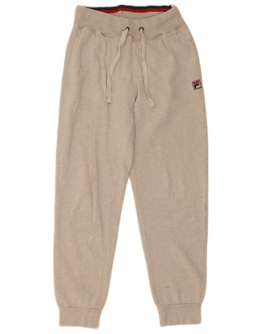 Calça de treino masculina Fila joggers pequeno algodão cinza