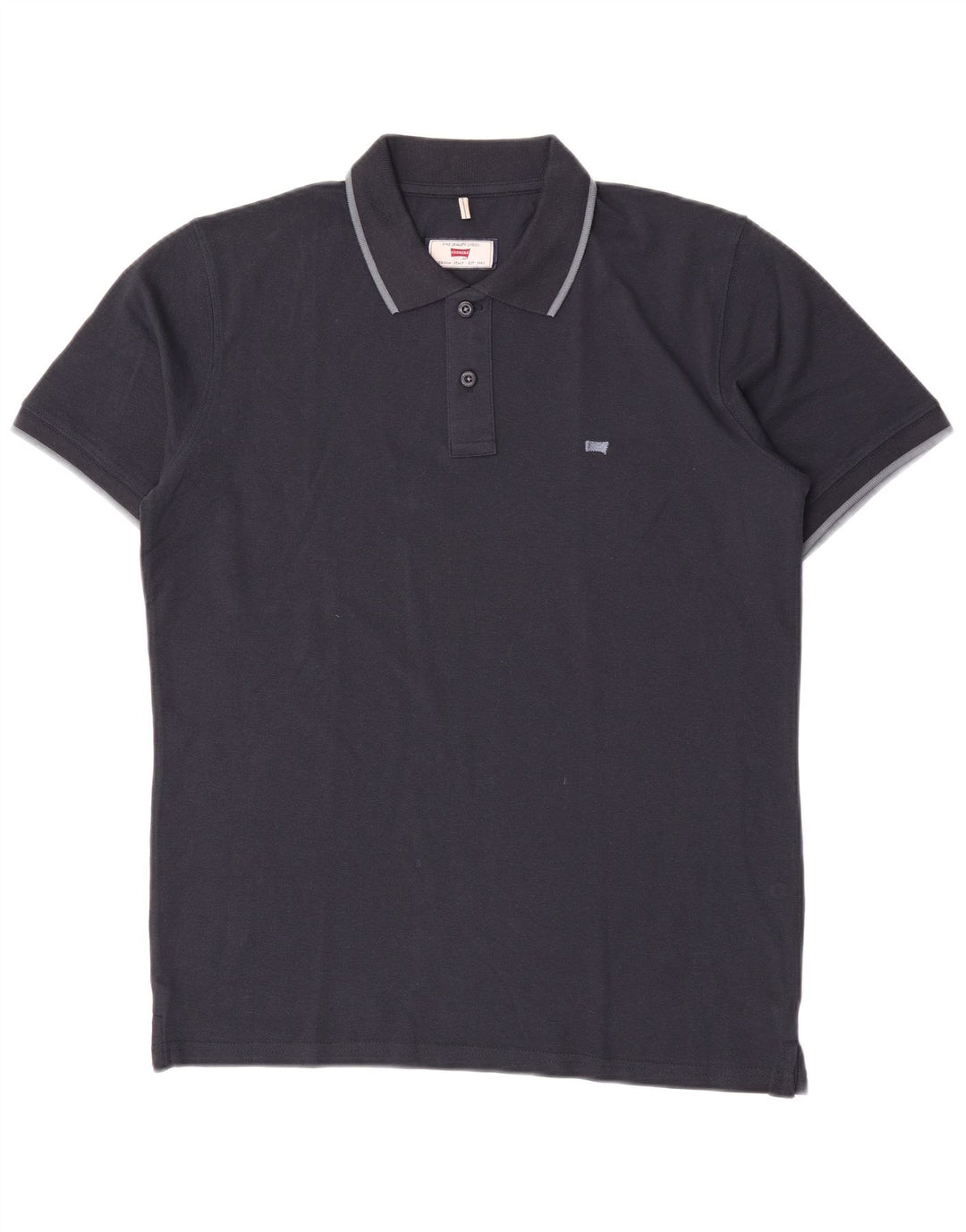 Camisa polo masculina Carrera grande algodão azul marinho