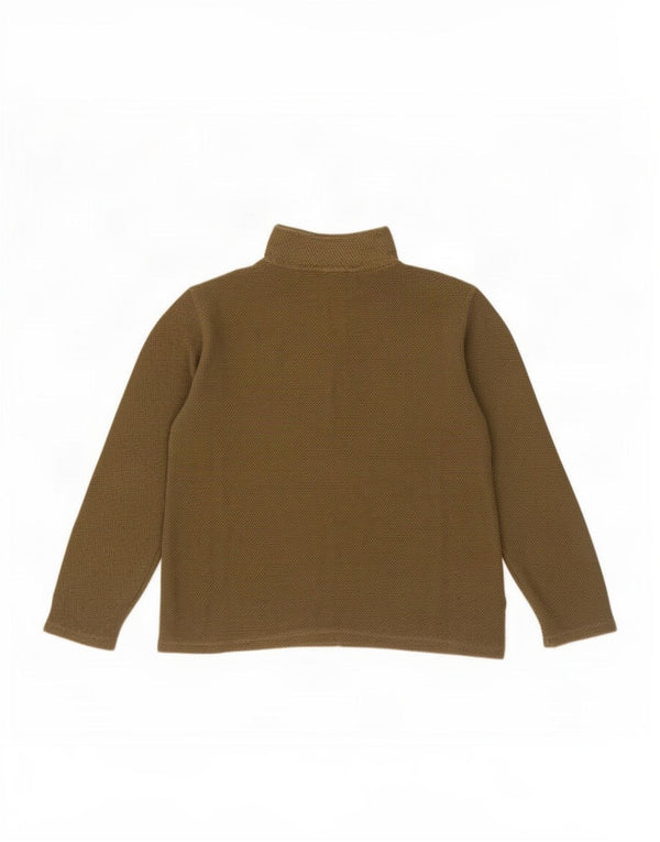 Moletom feminino Mountain Warehouse com zíper e gola redonda Reino Unido 14 grande cáqui