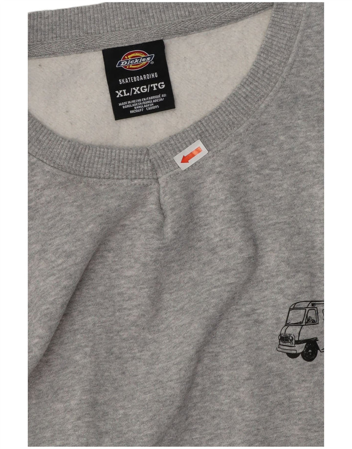 DICKIES moletom masculino jumper XL algodão cinza