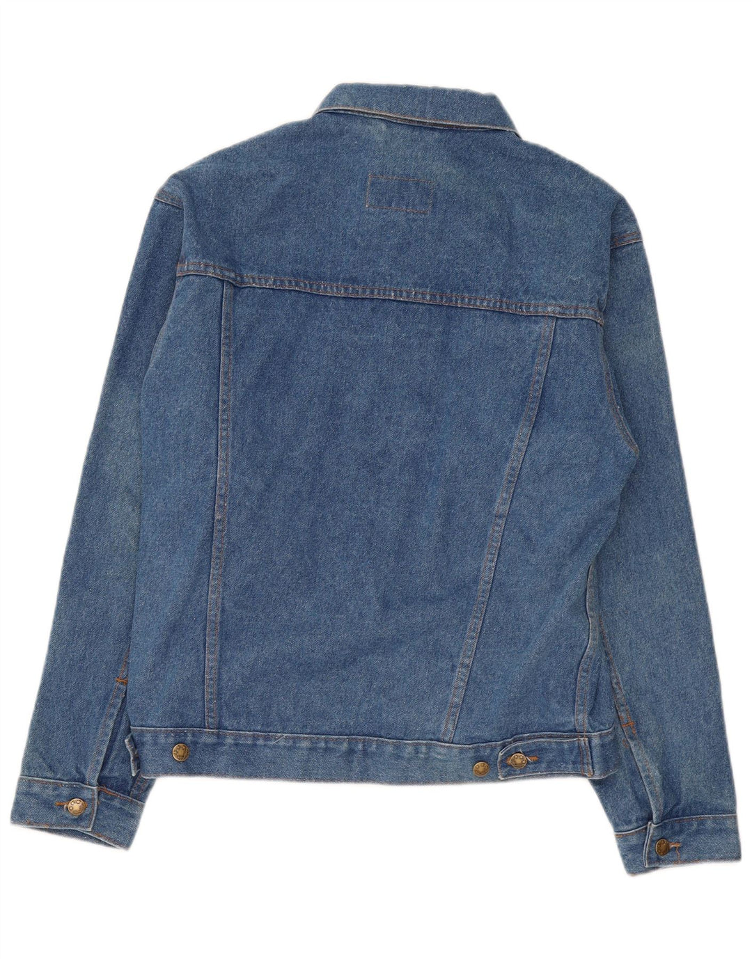 Jaqueta jeans masculina vintage UK 36 pequena azul