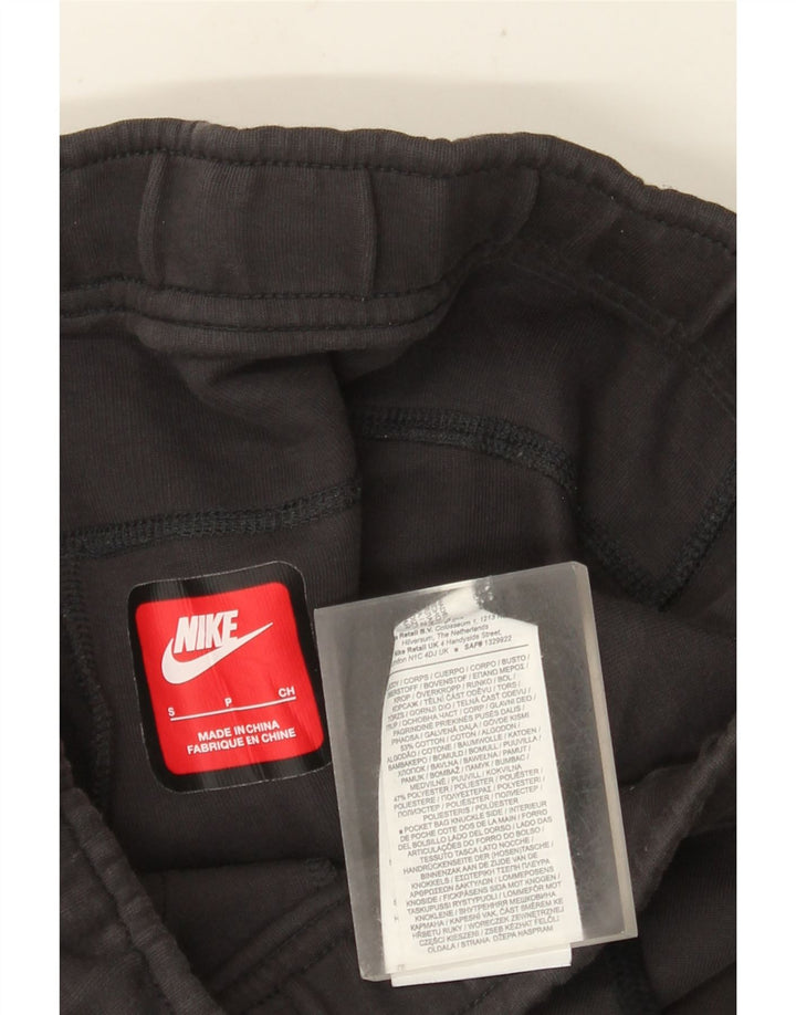 Calça de treino masculina Nike joggers pequeno algodão cinza
