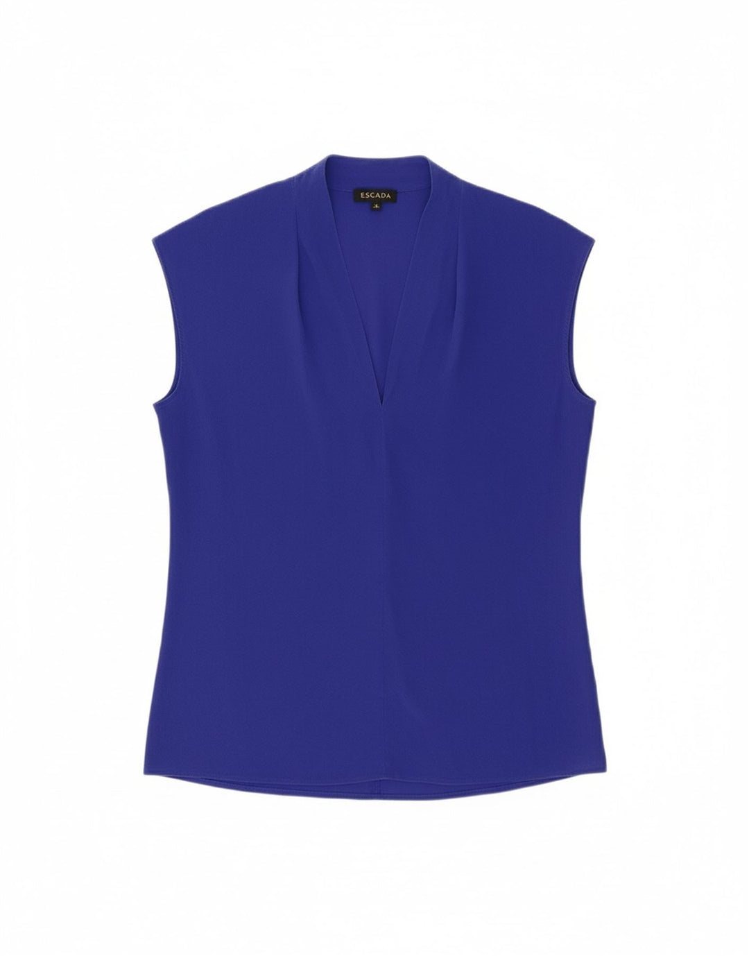 ESCADA Blusa Feminina Oversized Top EU 34 XS Azul Seda