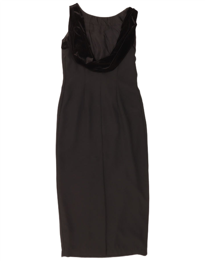 Vestido bainha feminino Richards Reino Unido 12 poliéster preto médio