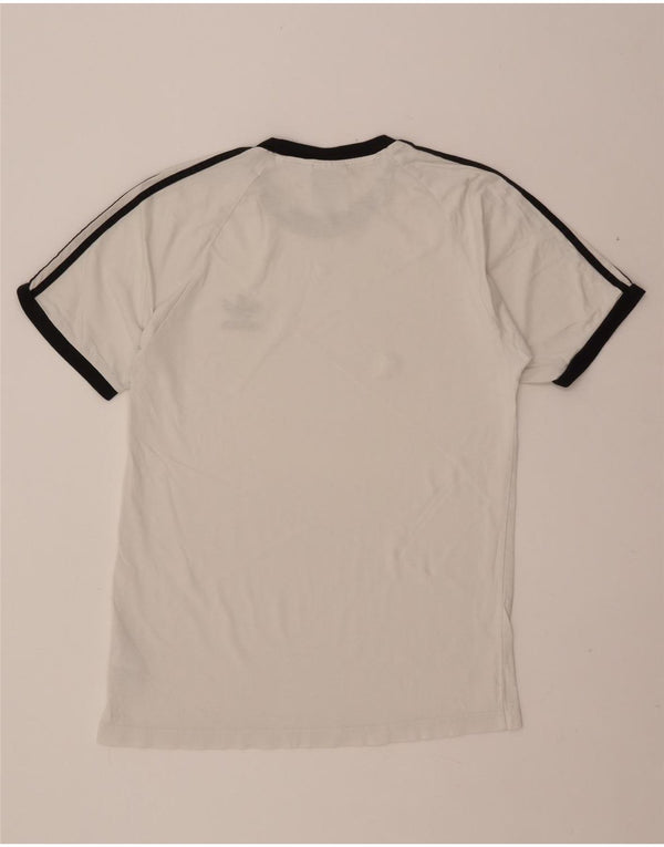 ADIDAS Camiseta Masculina Top Médio Algodão Branco