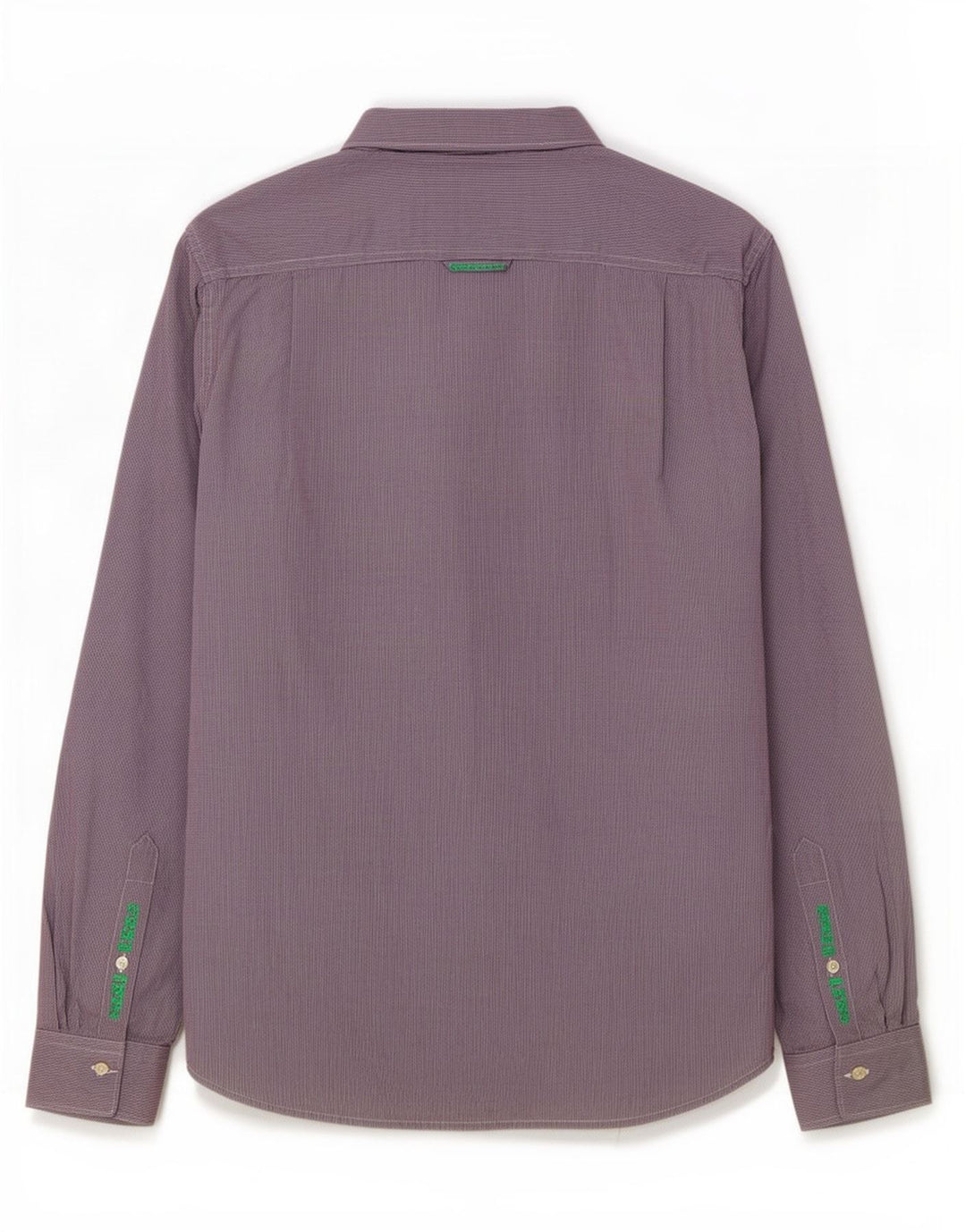 Camisa masculina Superdry XL roxo algodão guingão