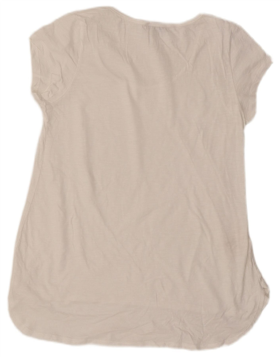 Túnica feminina Laura Ashley Reino Unido 14 grande algodão branco