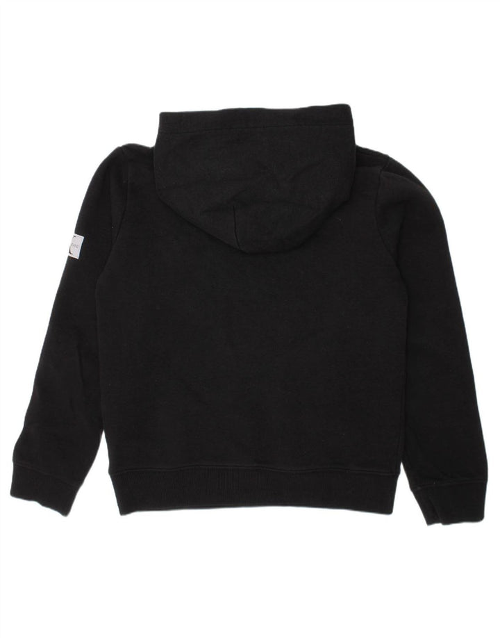 CALVIN KLEIN JEANS Meninos moletom com capuz 9-10 anos algodão preto