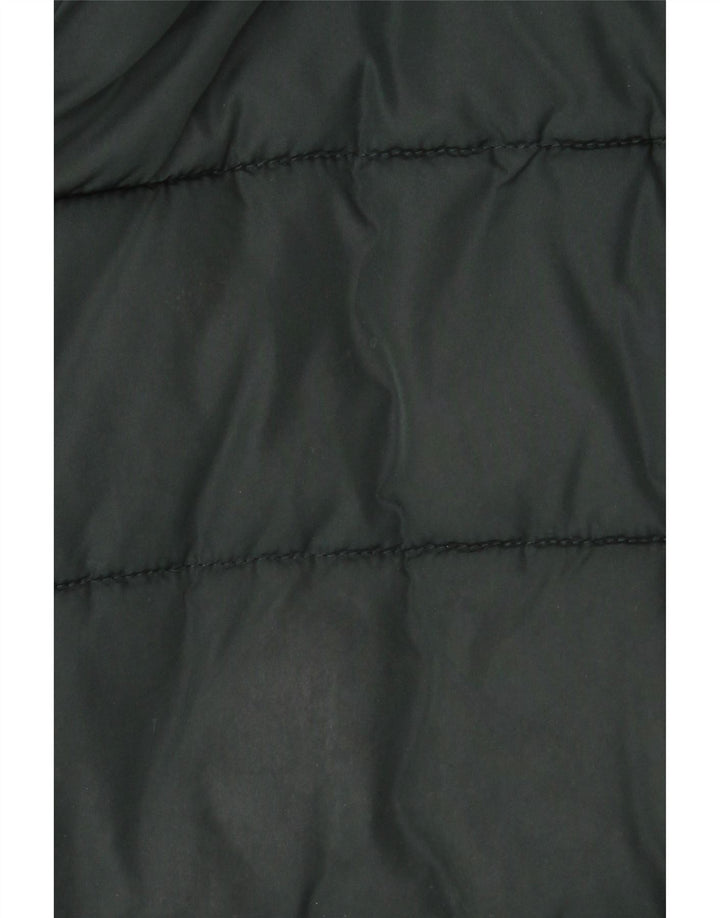 Casaco acolchoado com capuz feminino Hobbs UK 14 grande poliéster verde