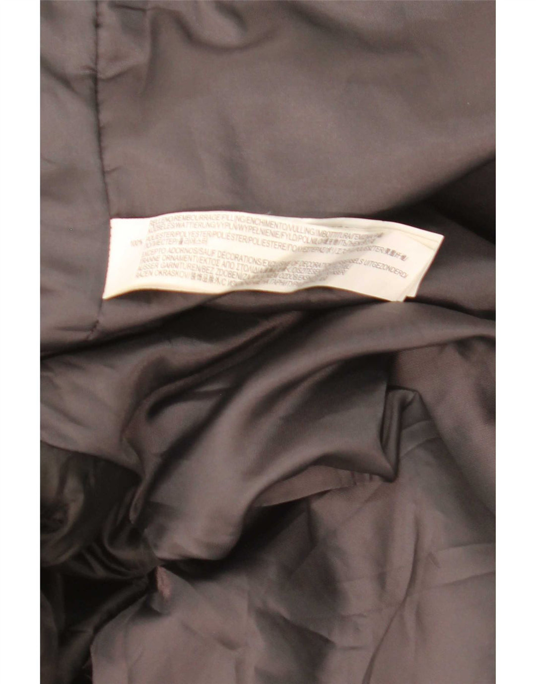 Casaco acolchoado com capuz masculino Zara UK 38 poliéster azul marinho médio