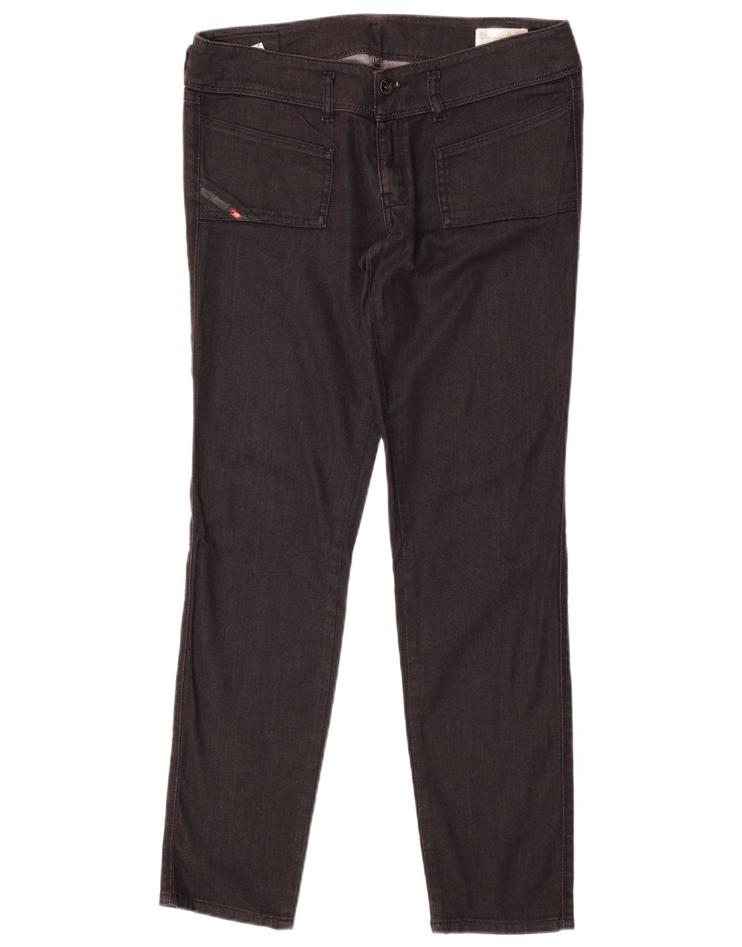 Diesel Feminino Husky Slim Jeans W30 L30 Algodão Preto