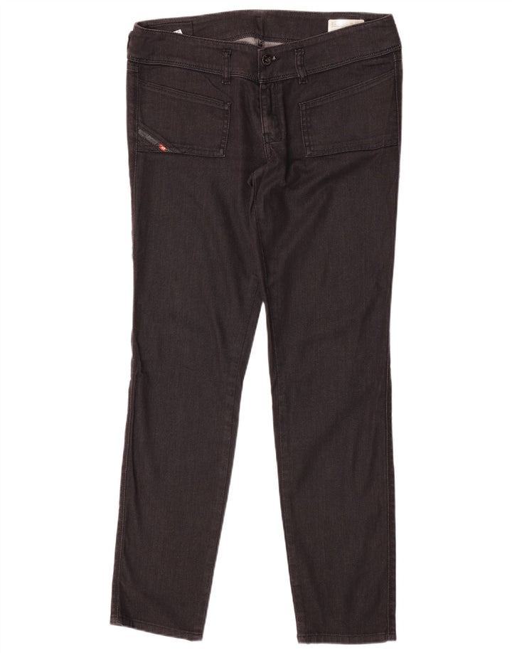 Diesel Feminino Husky Slim Jeans W30 L30 Algodão Preto