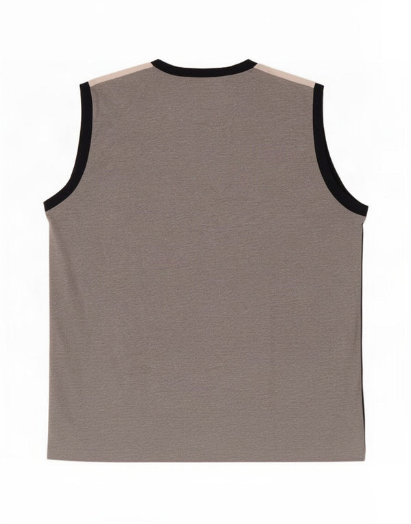 Colete gráfico masculino Champion XL cinza colorblock algodão