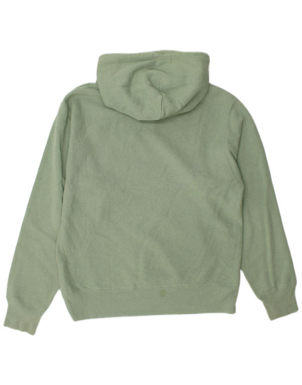 Jumper com capuz gráfico masculino Champion algodão verde médio