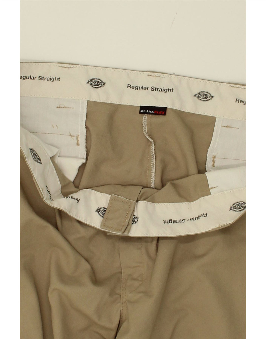 DICKIES Mens Regular Straight Chino Trousers W42 L25 Beige Vintage Dickies and Second-Hand Dickies from Messina Hembry 