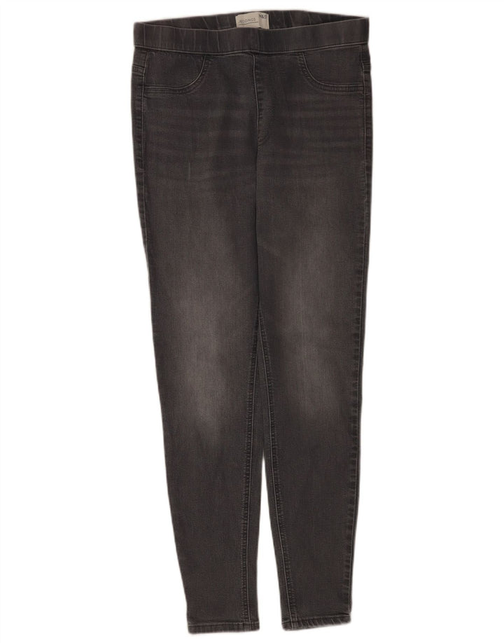 Calça jeans feminina Marks & Spencer UK 12 médio W30 L28 algodão cinza
