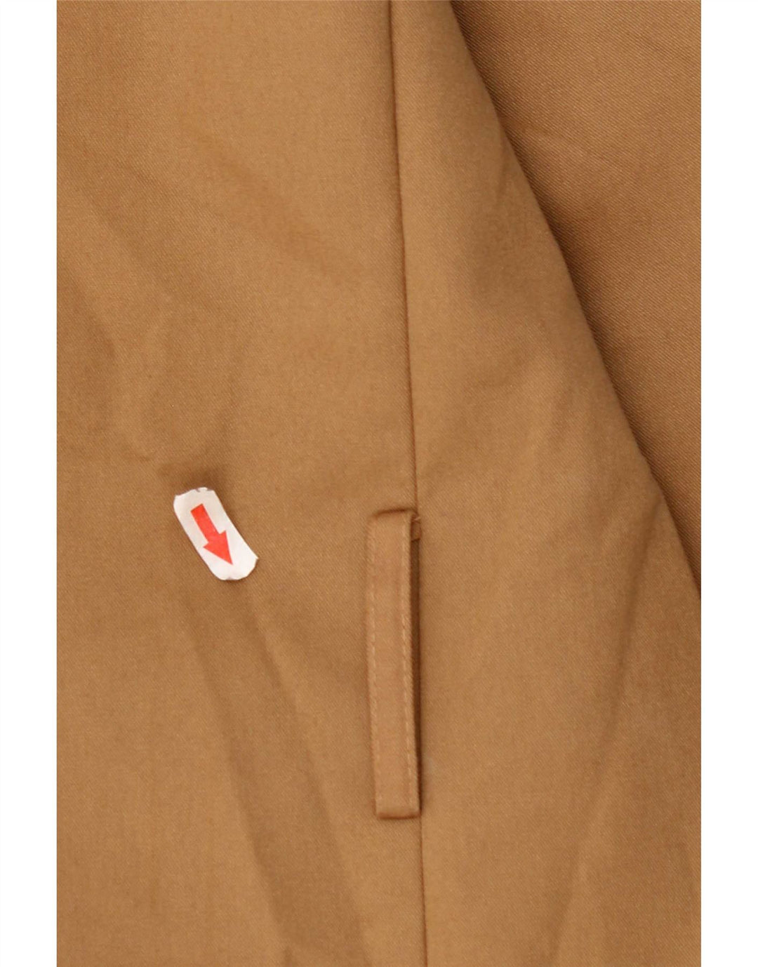 Sobretudo masculino Zara UK 38 poliéster bege médio