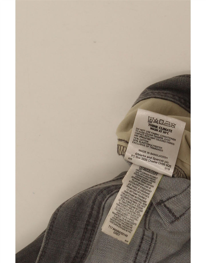 Jeans retos masculinos Marks & Spencer W40 L29 algodão cinza