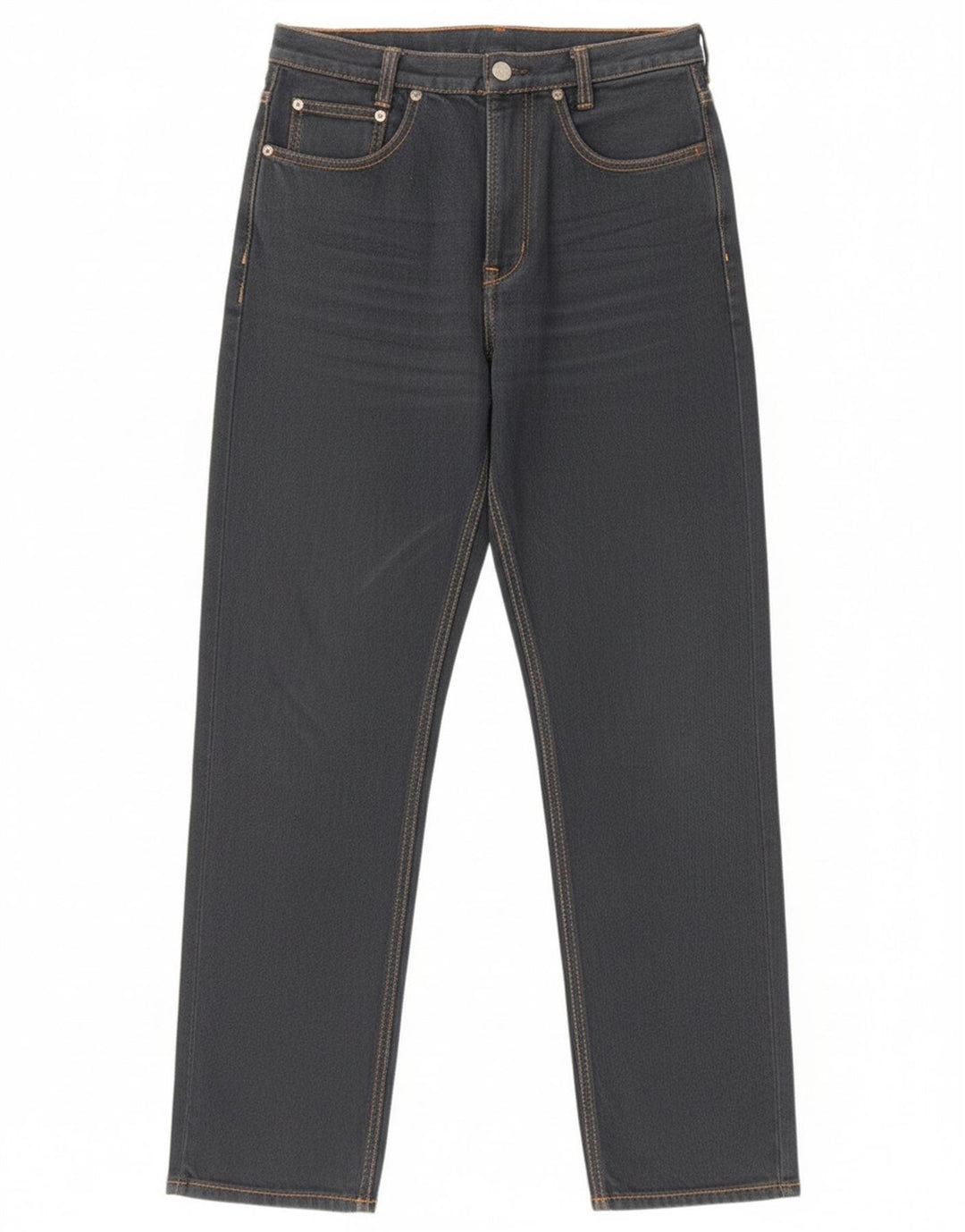 Jeans retos femininos Ritt W26 L30 algodão azul marinho
