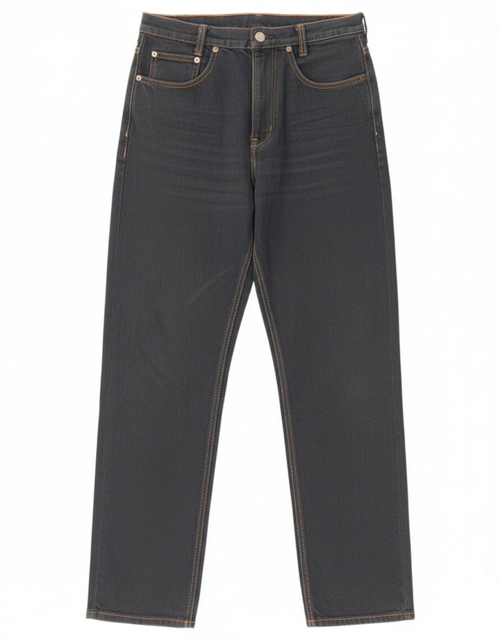 Jeans retos femininos Ritt W26 L30 algodão azul marinho